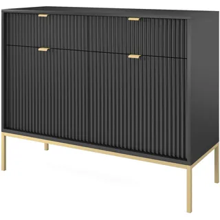Selsey Vellore 104 x 80 x 40 cm schwarz