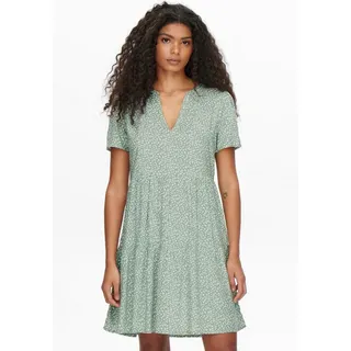 Only Sommerkleid Grün/Weiß M