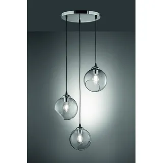 Trio Clooney 1-flg. 30 cm rund Chrom