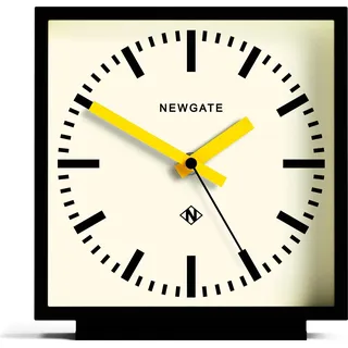 Newgate Amp Railway Kaminuhr mit Gelbe Zeiger - Schwarz