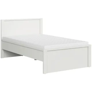 MID.YOU Bett, Kaspian ca. 120x200 cm, Weiß,