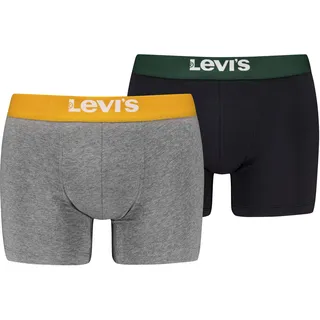 Levi's® Boxershorts, mit farblich abgesetztem Logobund Levi's® Grey Black Combo L