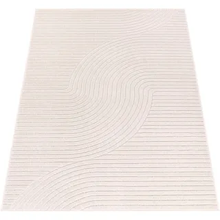 Paco Home Cotton 233 Kurzflorteppich 60 x 110 cm Beige