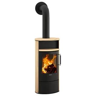 Justus Island 5 2.0 Stahl Schwarz/Abdeckplatte Sandstein