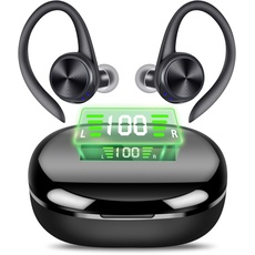 SIYECAO Bluetooth Kopfhörer,Kopfhörer Kabellos in Ear mit Mikrofon,Bluetooth Kopfhörer Sport,HiFi Stereoklang,USB-C Quick Charge,Noise Cancelling,IPX7 Wasserdicht,48H Spielzeit