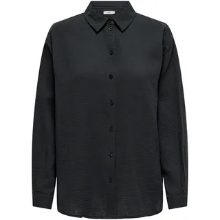 JDY Damen Musselin-Bluse JDYTheis Langarm | Shirt