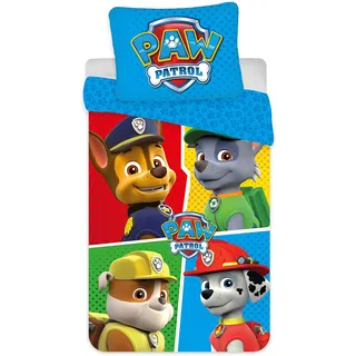 BrandMac Kinderbettwäsche 100 x 135 cm / 40 x 60 cm Baumwolle Paw Patrol"