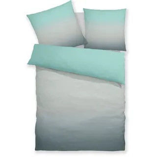 my home Bettwäsche »Jareth« 2 tlg. 100 % Polyester, sehr weich, allergikerfreundlich, mit Farbverlauf, grau