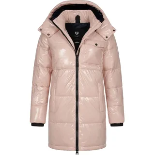 Wintermantel RAGWEAR "Wintermantel Roobie Long", Damen, Gr. L, rosa (light pink), Obermaterial: 100% Nylon NY.  Obermaterial: Futter: 100% Polyester PES. 100% Polyester PES., Mäntel Wintermantel