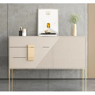 Kommode Sideboard Holz Grau Esszimmer Design luxus Modern Möbel Neu - Grau