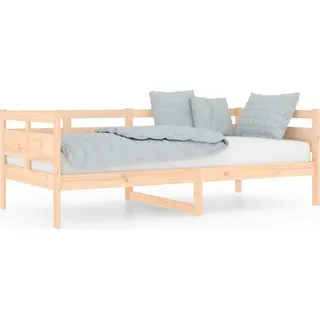 vidaXL Tagesbett Massivholz Kiefer 90x190 cm - Braun