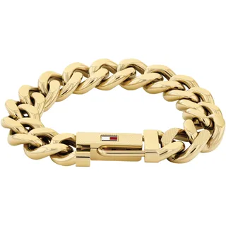 Tommy Hilfiger Gliederarmband Herren Edelstahl gold 2790638 Größe 18