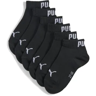 Puma Unisex Kinder Kids Plain Quarter Sock, Black - New, 39-42 EU