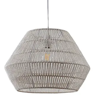 Hängeleuchte Ottavio aus Papiergeflecht, weiß - Weiß