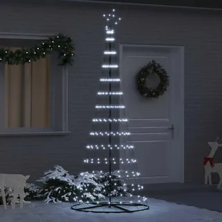 Hochwertigen Möbel LED Weihnachtsbaum Kaltes Weiß 100 x 100 x 250 cm Metall - 2697908