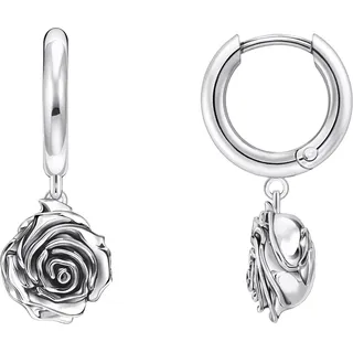 Thomas Sabo Creolen Midnight Rose silber 757-637-21