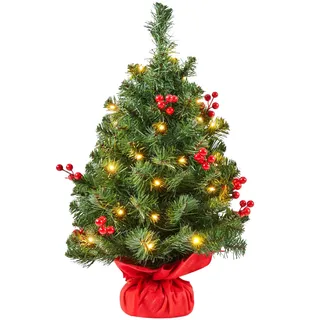 Yaheetech Mini Künstlicher Weihnachtsbaum Grün 90 cm