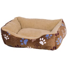 Nobby Komfortbett eckig Classic Lissi hellgrau 60 x 50 x 18 cm