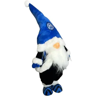 Inter | Weihnachts-Zwerg Möbel | 57 cm | Schwarz/Hellblau| Offizielles Produkt