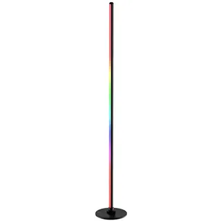 Deltaco Smart Home Floor Lamp.1.35m Remote & App Control Black