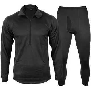 Mil-Tec Thermofleece Unterwäsche Generation III schwarz, Größe XL