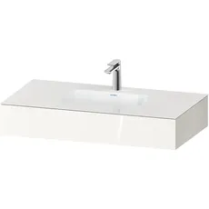 Duravit Qatego Einbauwaschtisch mit Konsole, 1000x550x170mm, QA46910, Farbe: Weiß Hochglanz