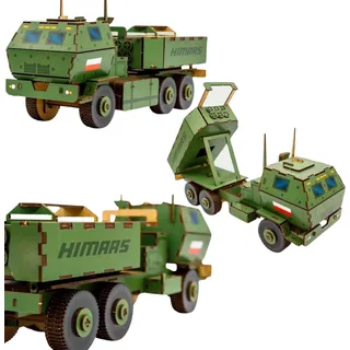 Militärfahrzeug Holzpuzzle 3D Modell Militär Set 00637