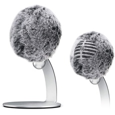 YOURSHARES MV5 Microphone Windscreen Muff Pop Filter - Mikrofon Fell Windschutz Pop Schutz kompatibel mit Shure MV5 Digitales Kondensator Mikrofon