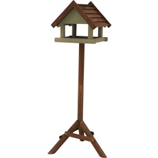 Bild Vogelhaus Kalle mit Ständer Kiefer FSC 100%, 39 x 39 x 34 cm