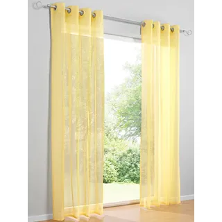 heine home Gardine, (1 St.), gelb