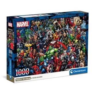 CLEMENTONI Marvel Avengers "Impossible" Challenge Puzzle (1000)