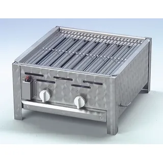 Gasgrill ECO-TECH für Profis und Gastronomie, 2-flammig, 7,3 kW