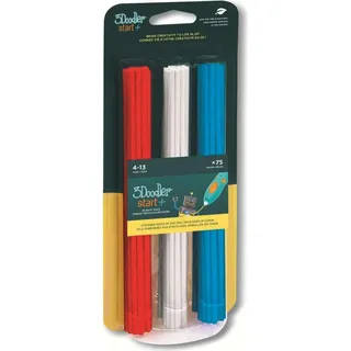 3DOODLER 3DS-ECO-MIX1-75 Start Mix 1 Filament PLA Rot, Weiß, Blau 75St.