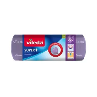 Vileda SUPER+ 30L Lavendel 171945 Müllsack 30 l Lavendel-Duft 15 St.