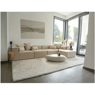 Home Deluxe Modulares Sofa VERONA XL Beige - versch. Ausführungen