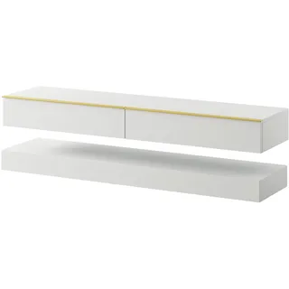 Selsey - TV-Lowboard Hylia 140 cm Weiß