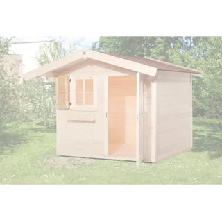 Weka Fensterladen 1-seitig für Fenster 69x79 cm Beige
