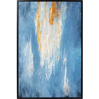 Kare DESIGN Wandbild 120 x 180 cm Artistas Kunststoff Blau