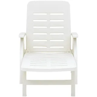 vidaXL Klappliege 189 x 72 x 96 cm weiß klappbar