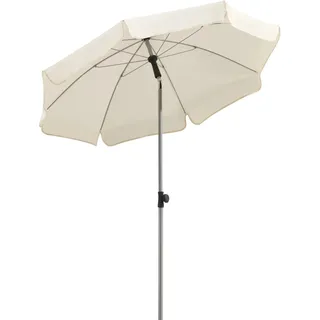Schneider Balkonschirm Locarno Ø 150 cm Natur mit Push-Up Mechanik
