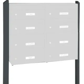 Briefkastenständer Burg Wächter Terzo V11-170 ANT anthrazit