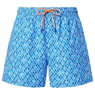 North Sails Allover Volley Badeshorts - Gradient Blue Tones - M