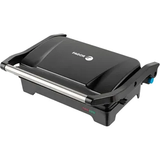 FAGOR EasyGrill Elektrogrill, multifunktional, 1200 W, mit 180-Grad-Öffnung, XL-Grillplatte mit Antihaftbeschichtung für Fleisch, Gemüse und Sandwiches, konstante Temperatur und einfache Reinigung