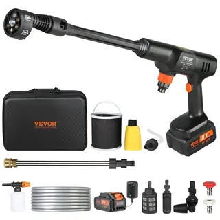 Vevor Akku Hochdruckreiniger 21 V, 50 bar, 3,5 L/min