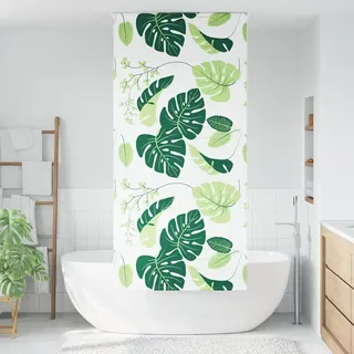vidaXL Duschrollo 90x240 cm Stoffbreite 86 cm - Grün