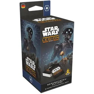 Asmodee Asmodee, Star Wars: Legion – Separatisten-Allianz Einheitenkarten-Set, Atomic Mass Games, Erweiterung, Tabletop, 2 Spieler, 14+ Jahre, 120-180 Minuten, Deutsch