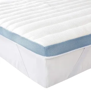 Amazon Basics Memoryschaum Matratzenauflage 160 x 200 cm weiß