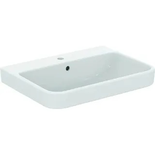 IS Waschtisch i.life B 1Hl. m.Ül. 650x480x180mm Weiß - Weiß