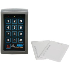 EtiamPro Digitale Codetastatur mit Kartenleser, wetterfestes Design, geeignet für die Unterputzmontage, fortschrittliche Zugangskontrolle mit PIN- und EM-Karten, programmierbare Funktionen,