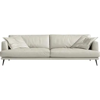 Egoitaliano 2,5-Sitzer »Sophia, Designsofa mit extrakomfortablem Sitzkomfort« Daunenfederung, inkl. 2 Kissen, weiß,